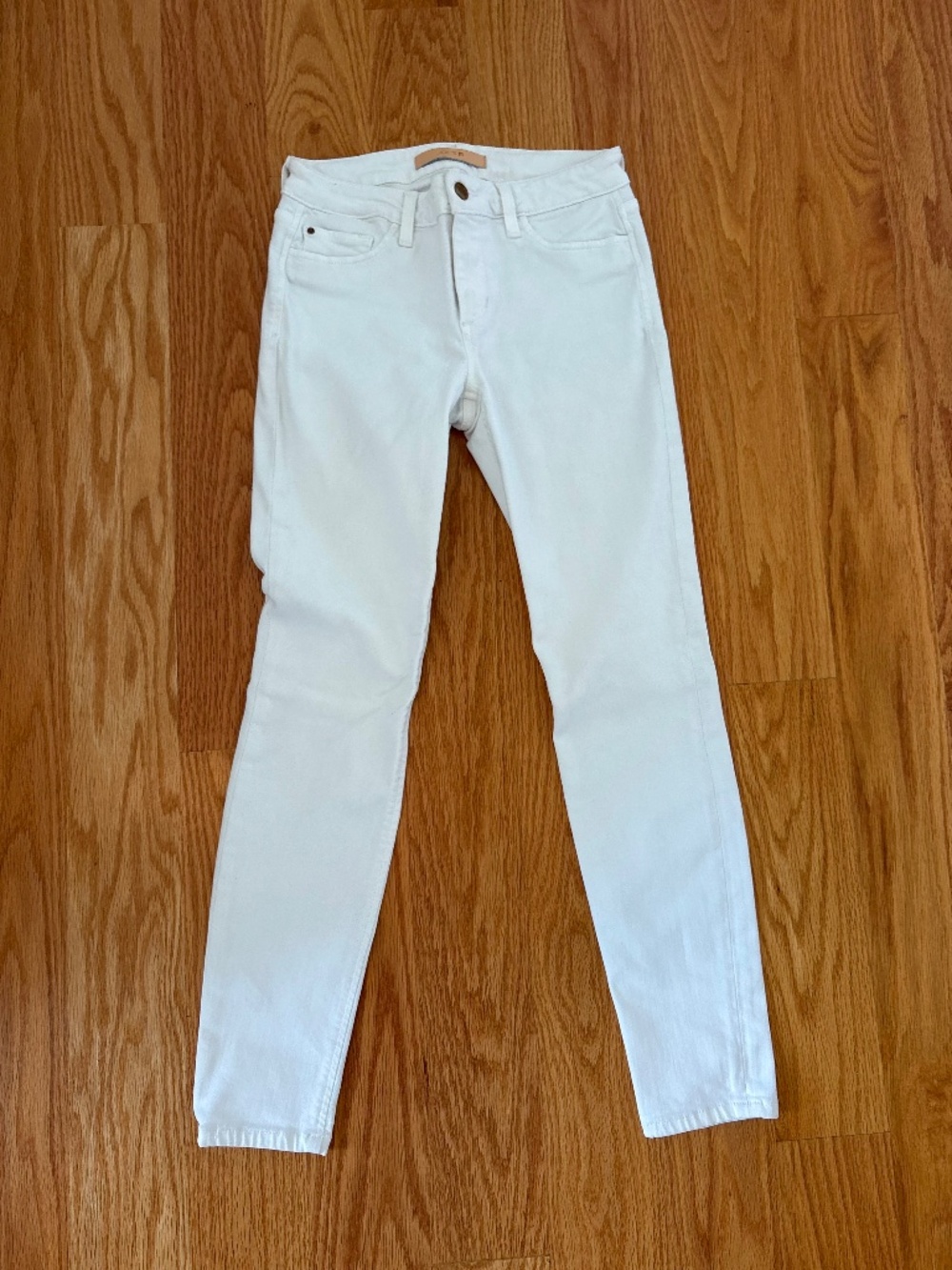 Joe's Jeans white skinny jeans